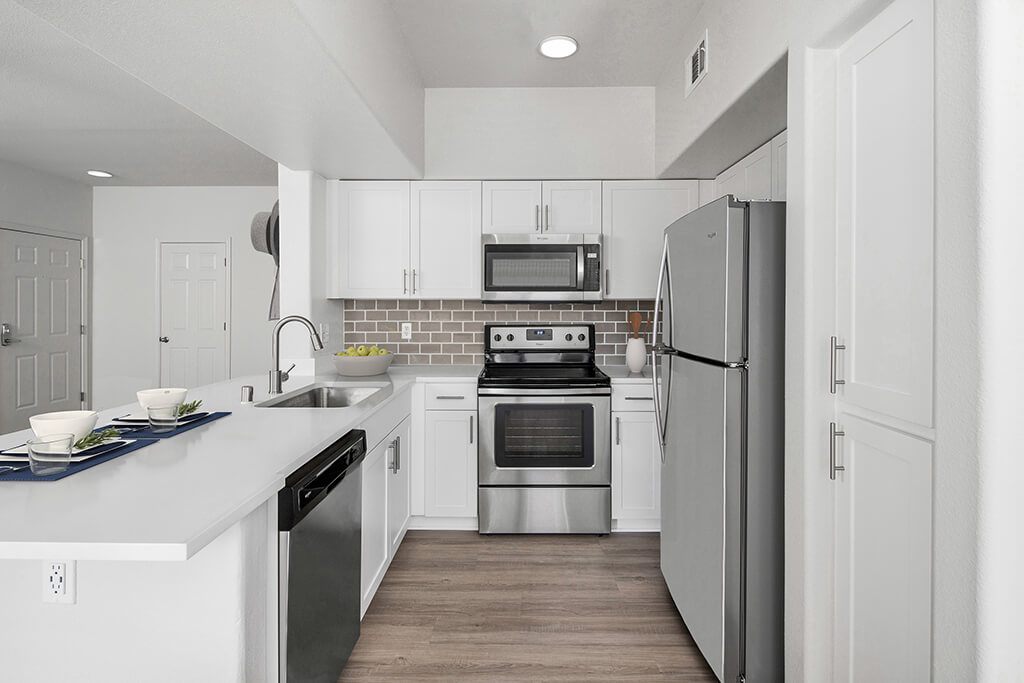 Kitchen at Vintara Apartments in Murrieta CA